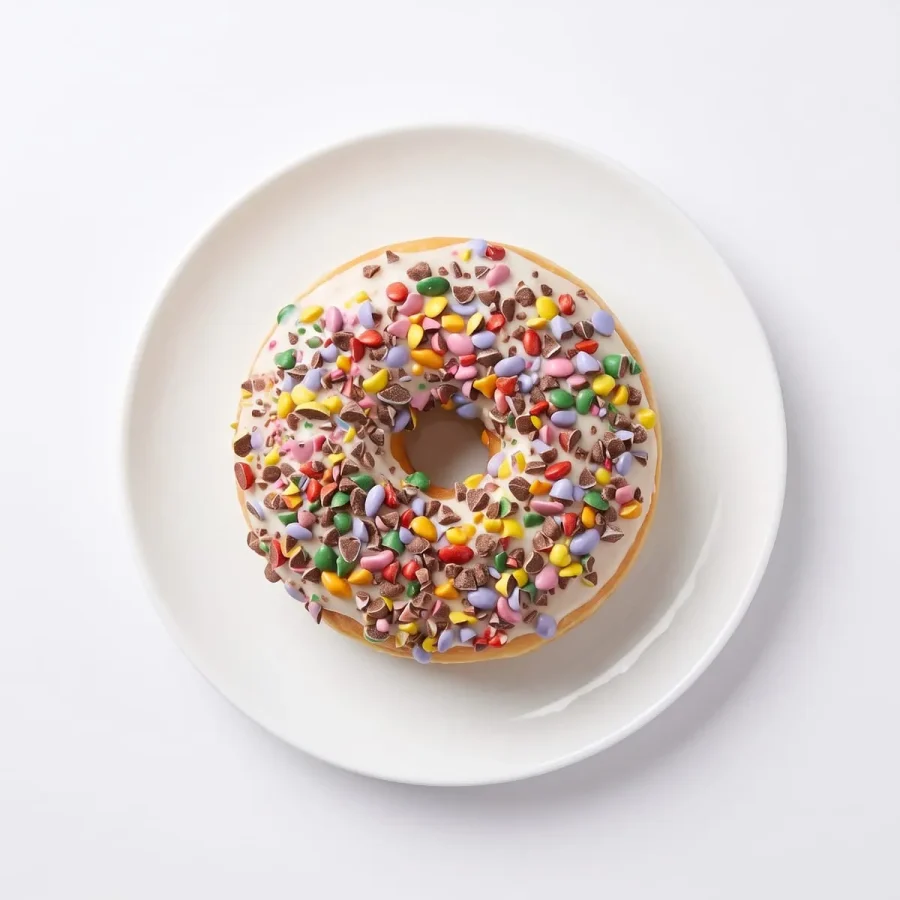 Smarties donut