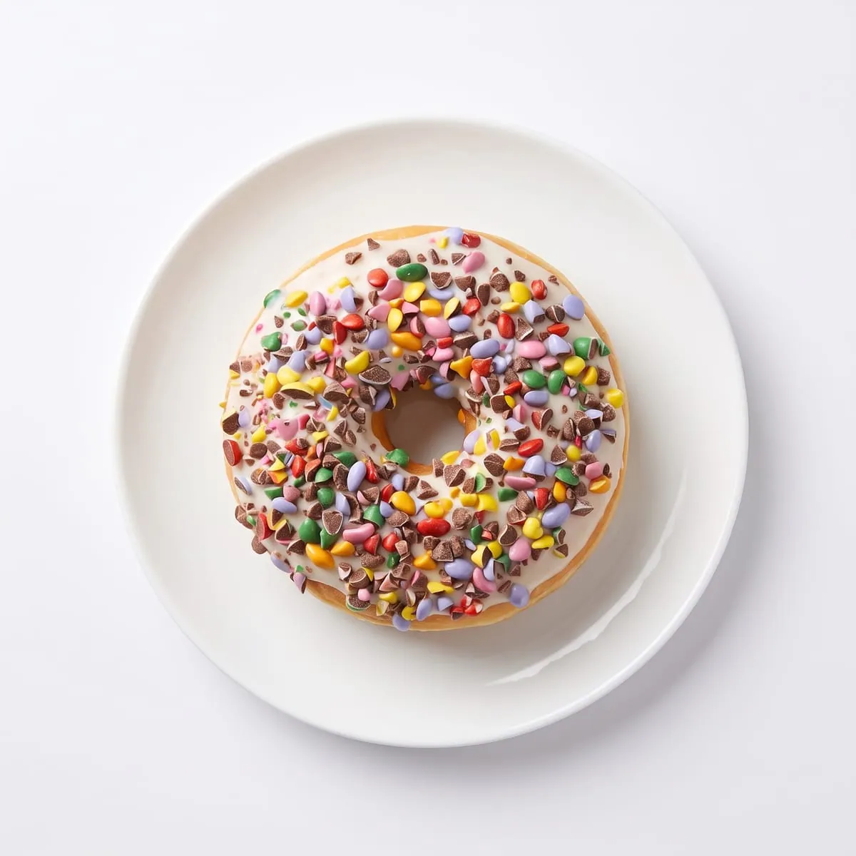 Smarties donut